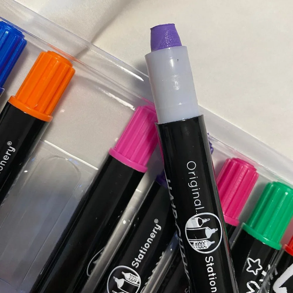 10 Temporary Color Hair Chalk Pens